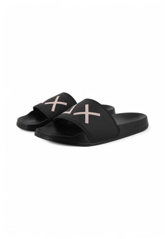 SUN68 Ciabatte Donna Nero Rosa X35204-PE25-11