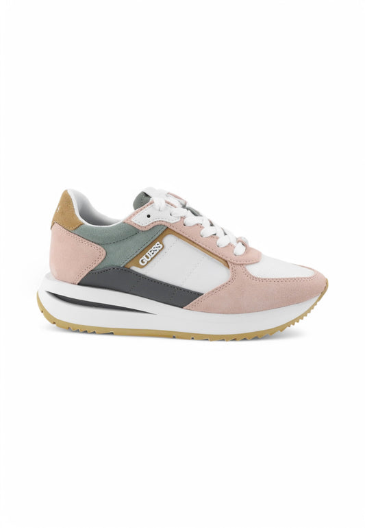 GUESS Sneakers Donna Bianco Rosa FLPE2GLEP12-PE25-WHIPI