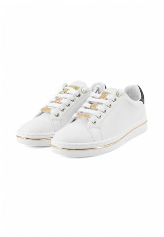 GUESS Sneakers Donna Bianco Marrone FLPSTAELE12-PE25-WHITE