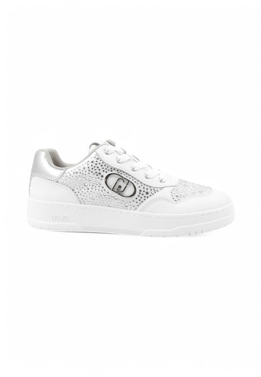 LIU JO Sneakers Donna Bianco Strass BA5037PX66104370-PE25