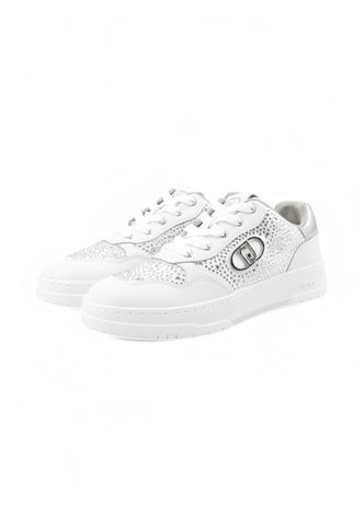 LIU JO Sneakers Donna Bianco Strass BA5037PX66104370-PE25