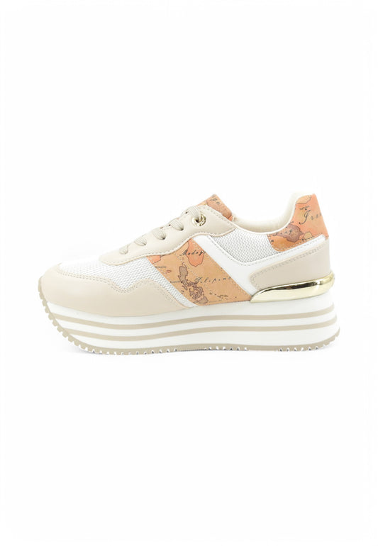 ALVIERO MARTINI Sneakers Donna Beige Bianco 21590558-PE25-A085