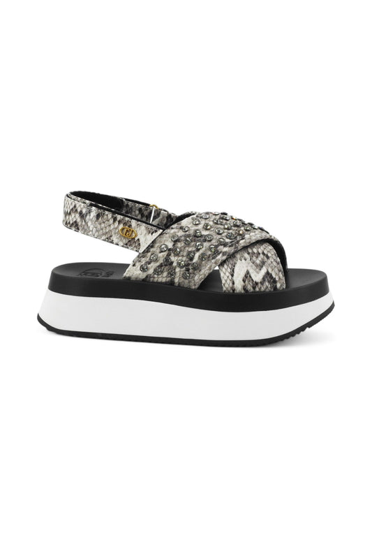 LIU JO Sandali Donna Animalier Strass BA5089EX308S3052-PE25