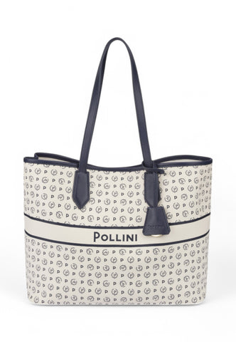 POLLINI Borsa Shopper Donna Bianco Blu TE8427PP06Q4911A-PE25