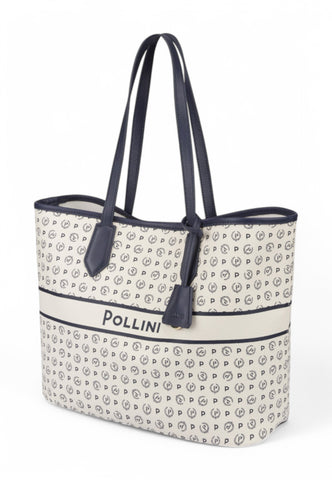 POLLINI Borsa Shopper Donna Bianco Blu TE8427PP06Q4911A-PE25