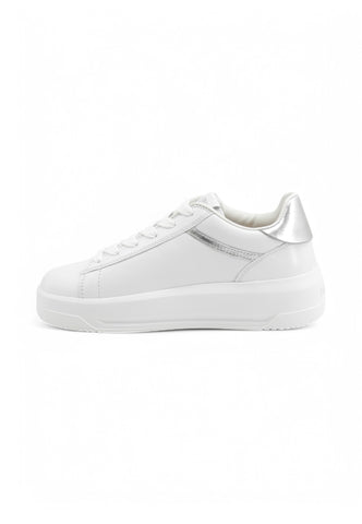 MOSCHINO Sneakers Donna Bianco Argento JA15525G0MIA210B-PE25