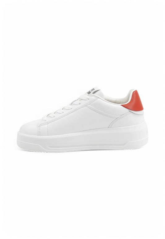 MOSCHINO Sneakers Donna Bianco Rosso JA15525G0MIA110F-PE25