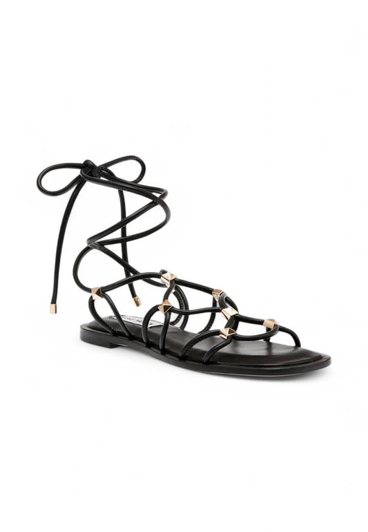 STEVE MADDEN Sandali Donna Nero Borchie SMSZAPPY-1-PE25