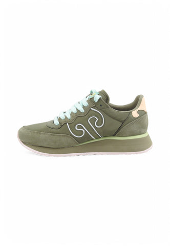 WUSHU Sneakers Donna Verde Rosa 100003-000561-PE25