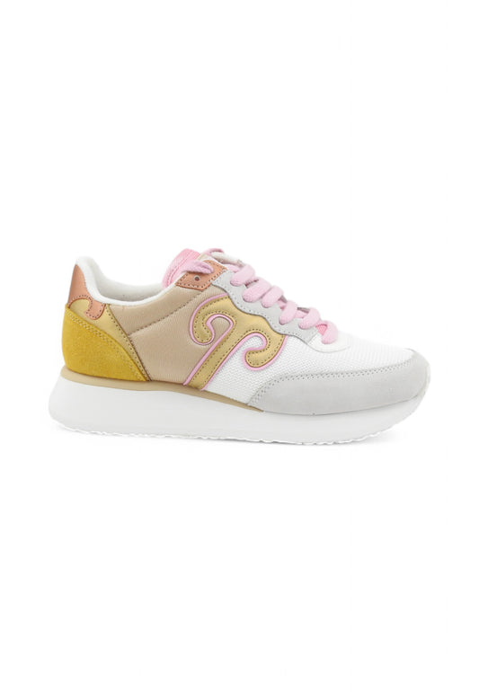 WUSHU Sneakers Donna Bianco Rosa 100007-000403-PE25