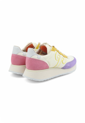 WUSHU Sneakers Donna Bianco Rosa 100003-000553-PE25