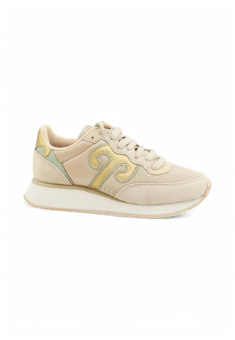 WUSHU Sneakers Donna Beige Verde 100007-000409-PE25