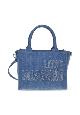 LOVE MOSCHINO Borsa a mano Donna Blu Denim JC4244PP0MKM0750-PE25