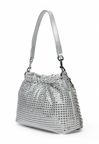 LOVE MOSCHINO Borsa a mano Donna Argento Strass JC4138PP1MLL196B-PE25