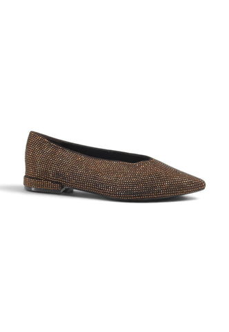 CRISTIN Ballerine Donna Marrone Strass BELLAS1 MAR-AI27