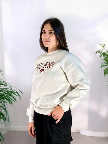 Felpa Girocollo Milano GRACE