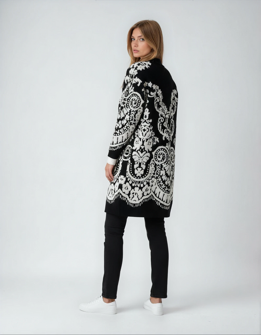 Cappotto Cardigan Ricamo ZOELLA