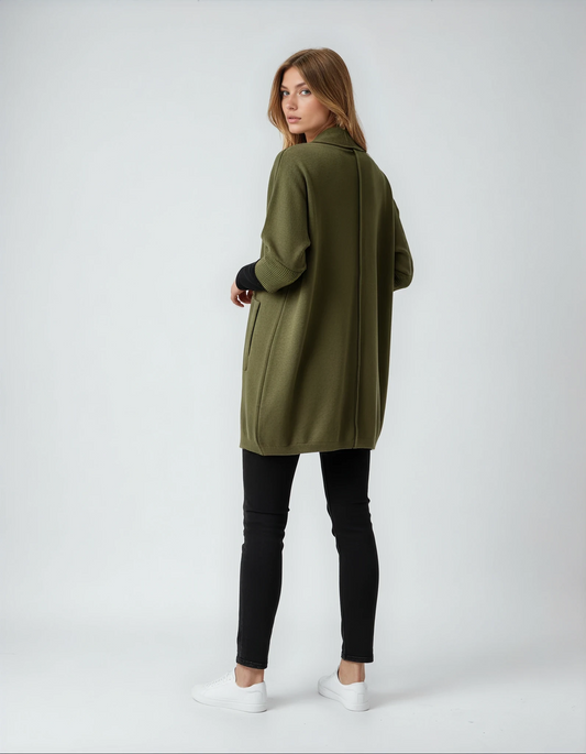 Giacca Cardigan Tasche Laterali ZENIA