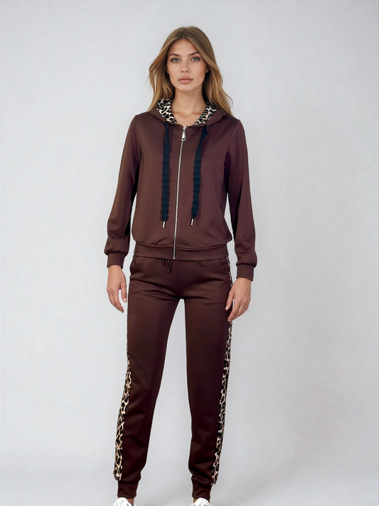 Tuta  Cappuccio Leopardato VITTORIA