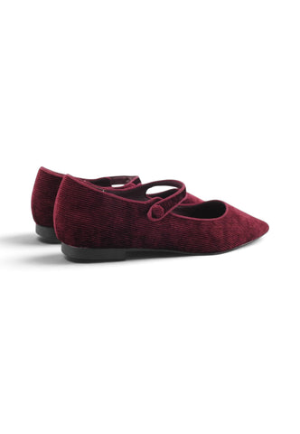 CRISTIN Ballerine Donna Bordeaux LEA8 BOR-AI27