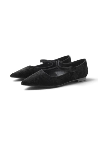CRISTIN Ballerine Donna Nero LEA8 N-AI27