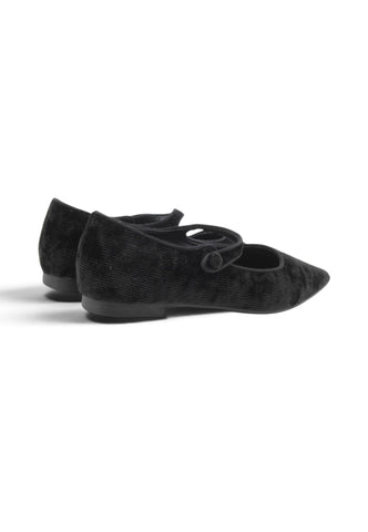 CRISTIN Ballerine Donna Nero LEA8 N-AI27