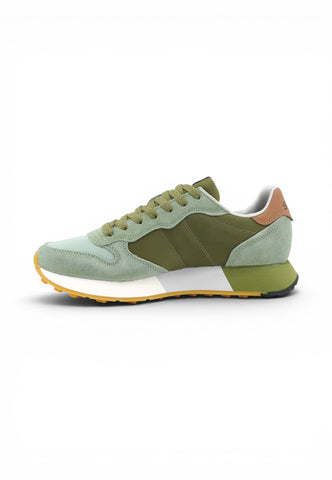 SUN68 Sneakers Uomo Verde Marrone Z36116-PE26-8419