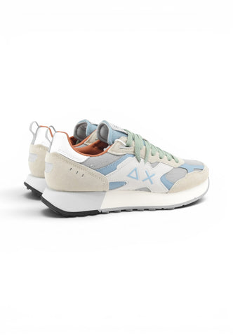 SUN68 Sneakers Uomo Beige Azzurro Grigio Z36118-PE26-31