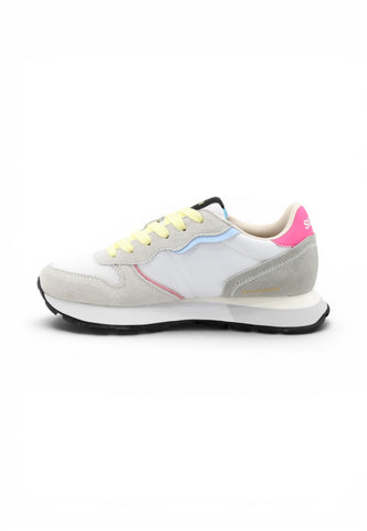 SUN68 Sneakers Donna Bianco Grigio Multicolore Z36204-PE26-01