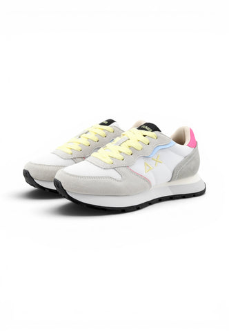 SUN68 Sneakers Donna Bianco Grigio Multicolore Z36204-PE26-01