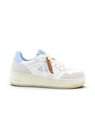 SUN68 Sneakers Donna Bianco Azzurro Grigio Z36253-PE26-0105