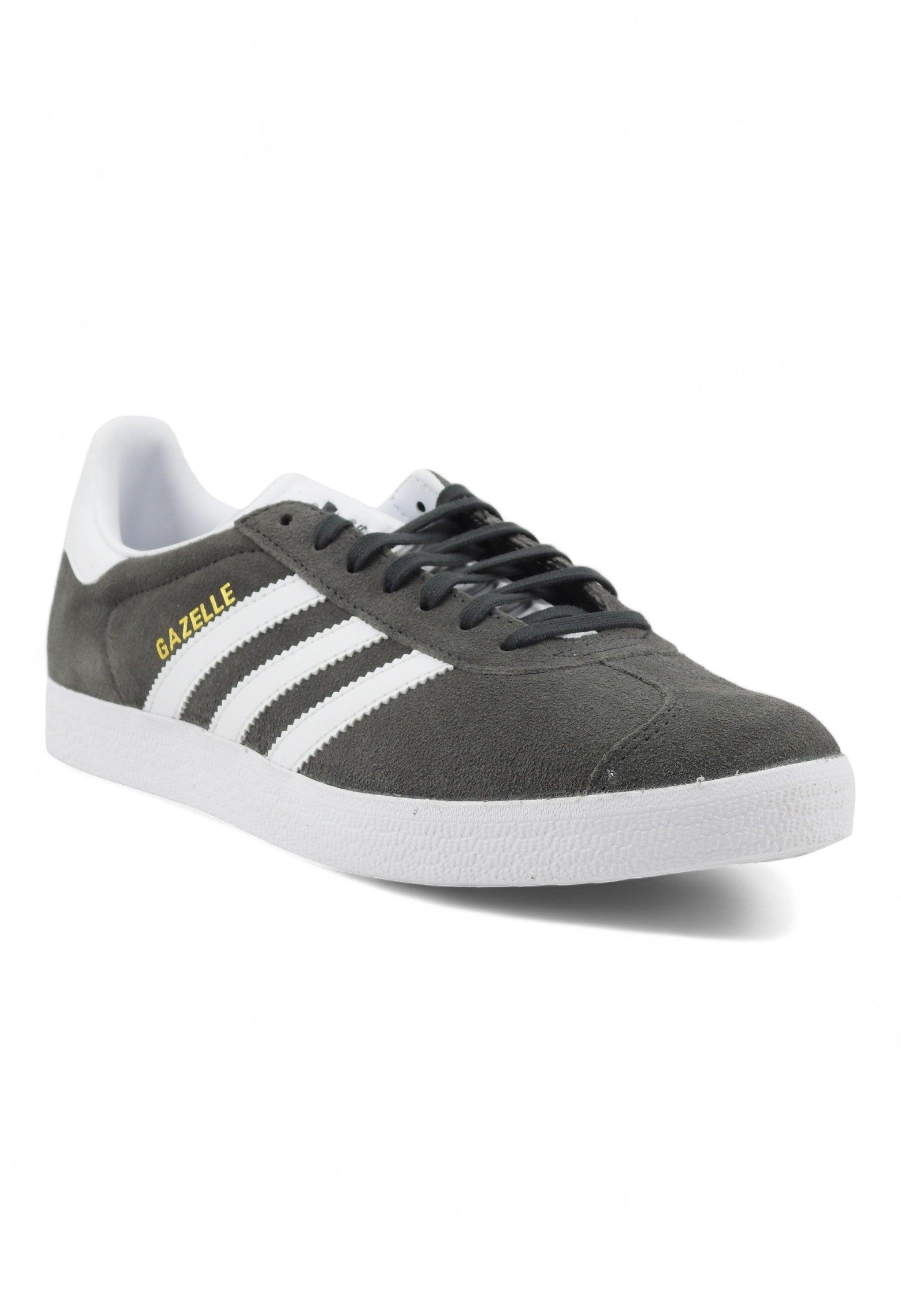 ADIDAS Gazelle Sneaker Uomo Dark Grey White BB5480 - Sandrini Calzature e Abbigliamento