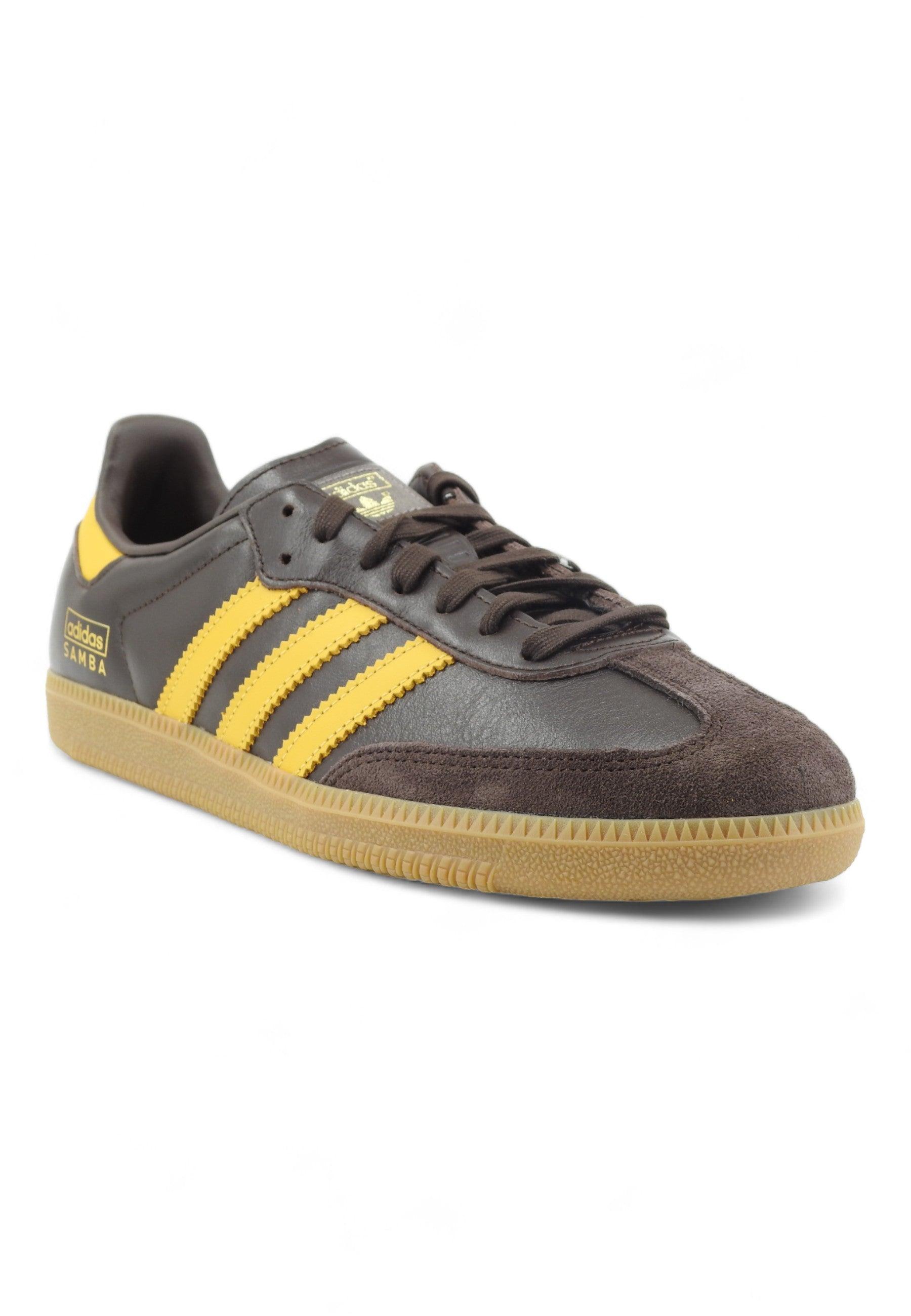 ADIDAS Samba Sneaker Uomo Brown PretYel IG6174 - Sandrini Calzature e Abbigliamento