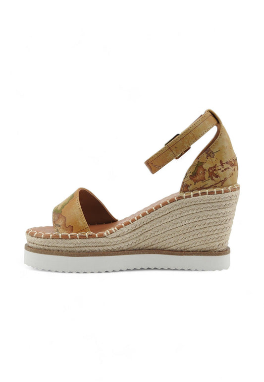 ALVIERO MARTINI 1° CLASSE Sandalo Zeppa Donna Natural Beige Z0807-9820 - Sandrini Calzature e Abbigliamento