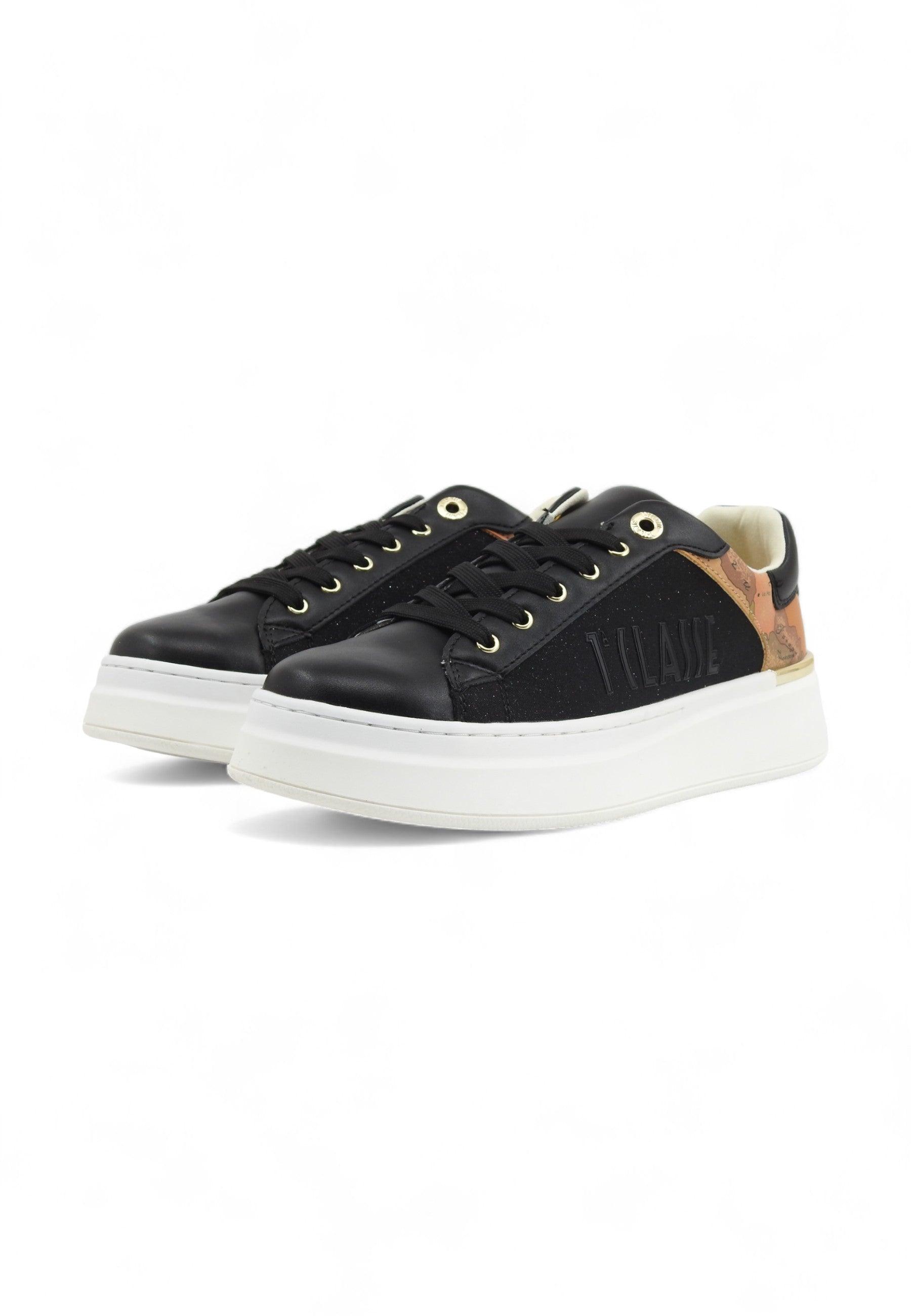 ALVIERO MARTINI 1° CLASSE Sneaker Donna Nero Geo Beige N1823-0558 - Sandrini Calzature e Abbigliamento