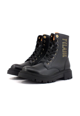 ALVIERO MARTINI 1° CLASSE Stivaletto Anfibio Donna Black Geo Beige N1699-0193 - Sandrini Calzature e Abbigliamento