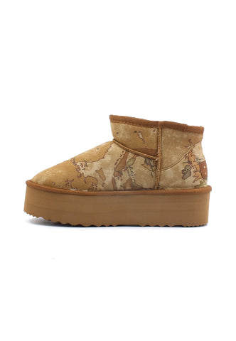 ALVIERO MARTINI 1° CLASSE Stivaletto Pelo Donna Natural Beige Z0649-9524 - Sandrini Calzature e Abbigliamento