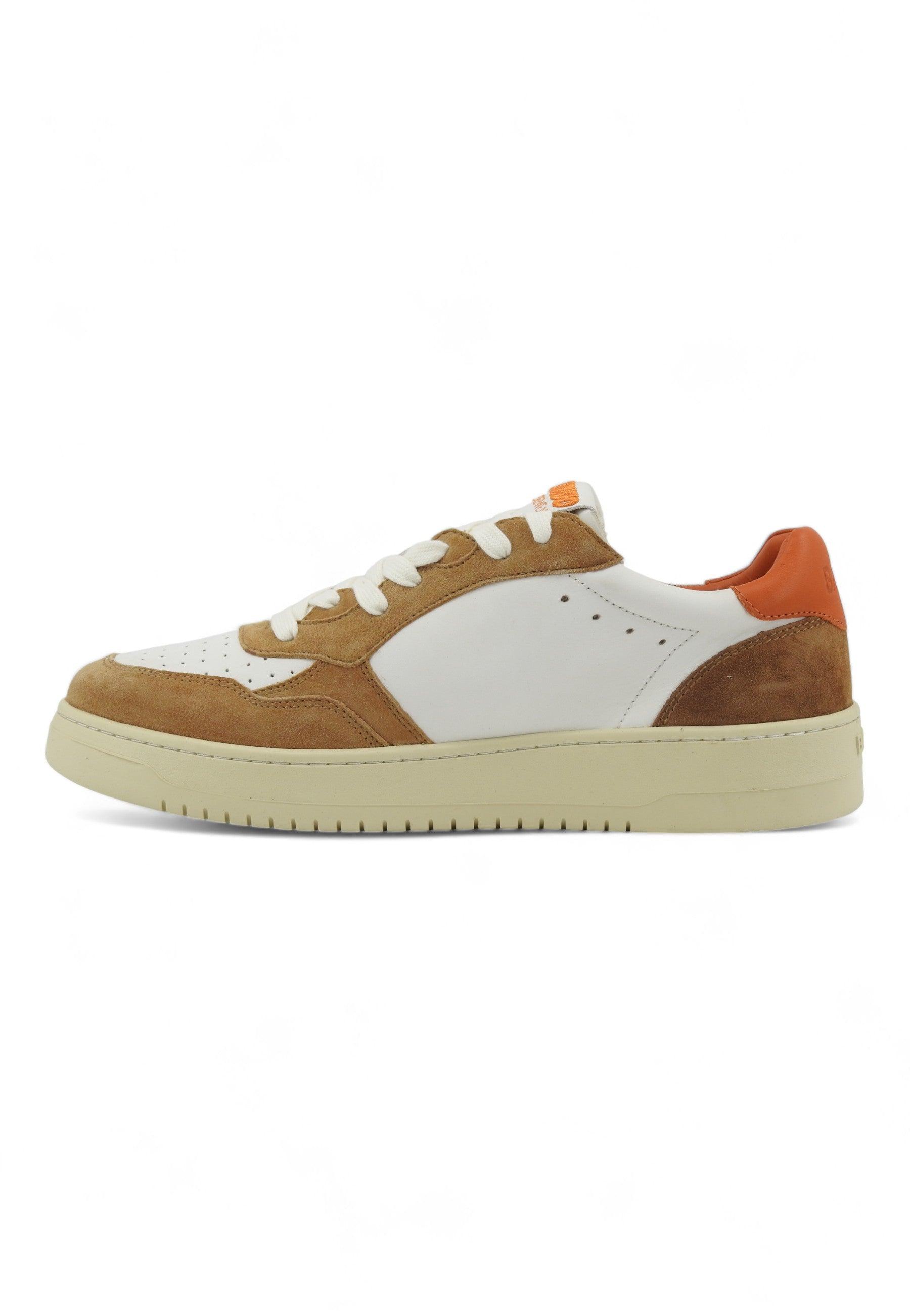 BACK70 Xslam MV7 Sneaker Uomo Savana Camel Orange Bianco 108002-000649 - Sandrini Calzature e Abbigliamento