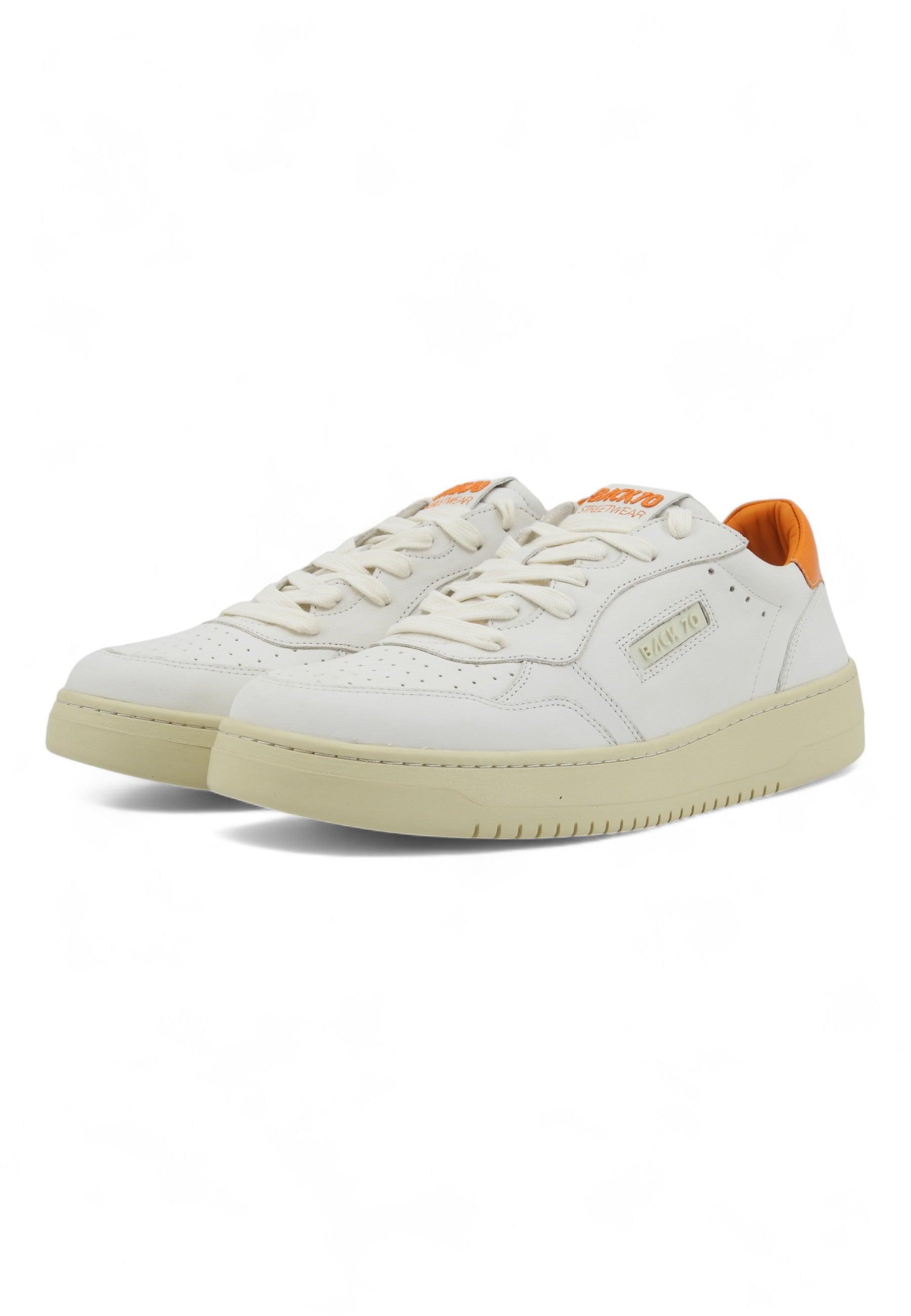 BACK70 Xslam V10 Sneaker Uomo Savana Mango Bianco 108002-000620 - Sandrini Calzature e Abbigliamento