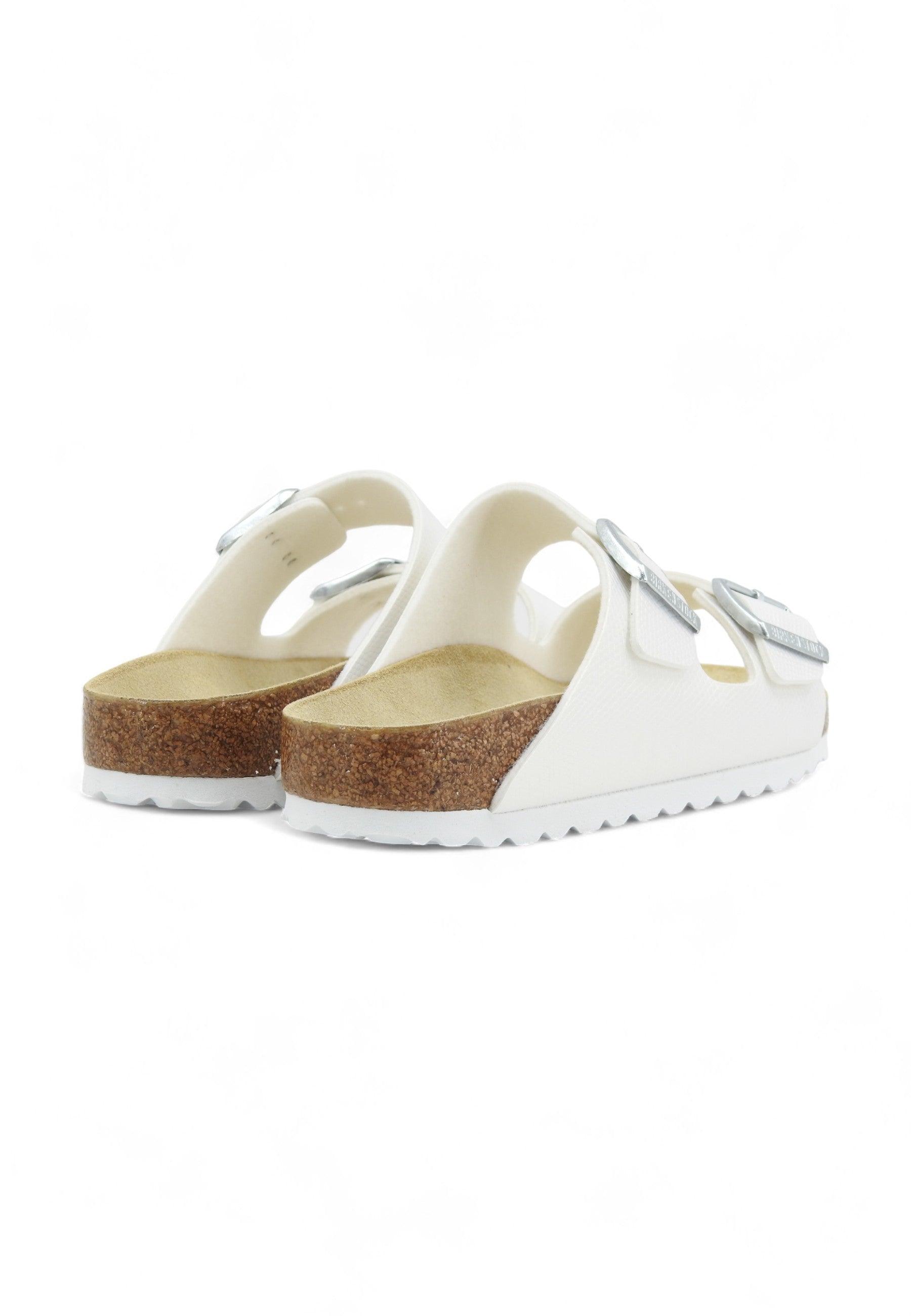 BIRKENSTOCK Arizona Ciabatta Donna Shiny Lizard White 1026500 - Sandrini Calzature e Abbigliamento