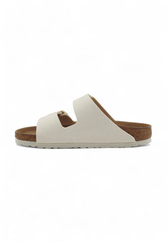 BIRKENSTOCK Arizona Ciabatta Donna Vegan Canvas Eggshell 1022679 - Sandrini Calzature e Abbigliamento