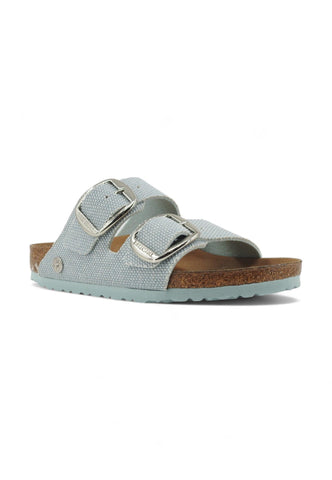 BIRKENSTOCK Arizona Ciabatta Donna Vegan Canvas Surf Green 1026724 - Sandrini Calzature e Abbigliamento