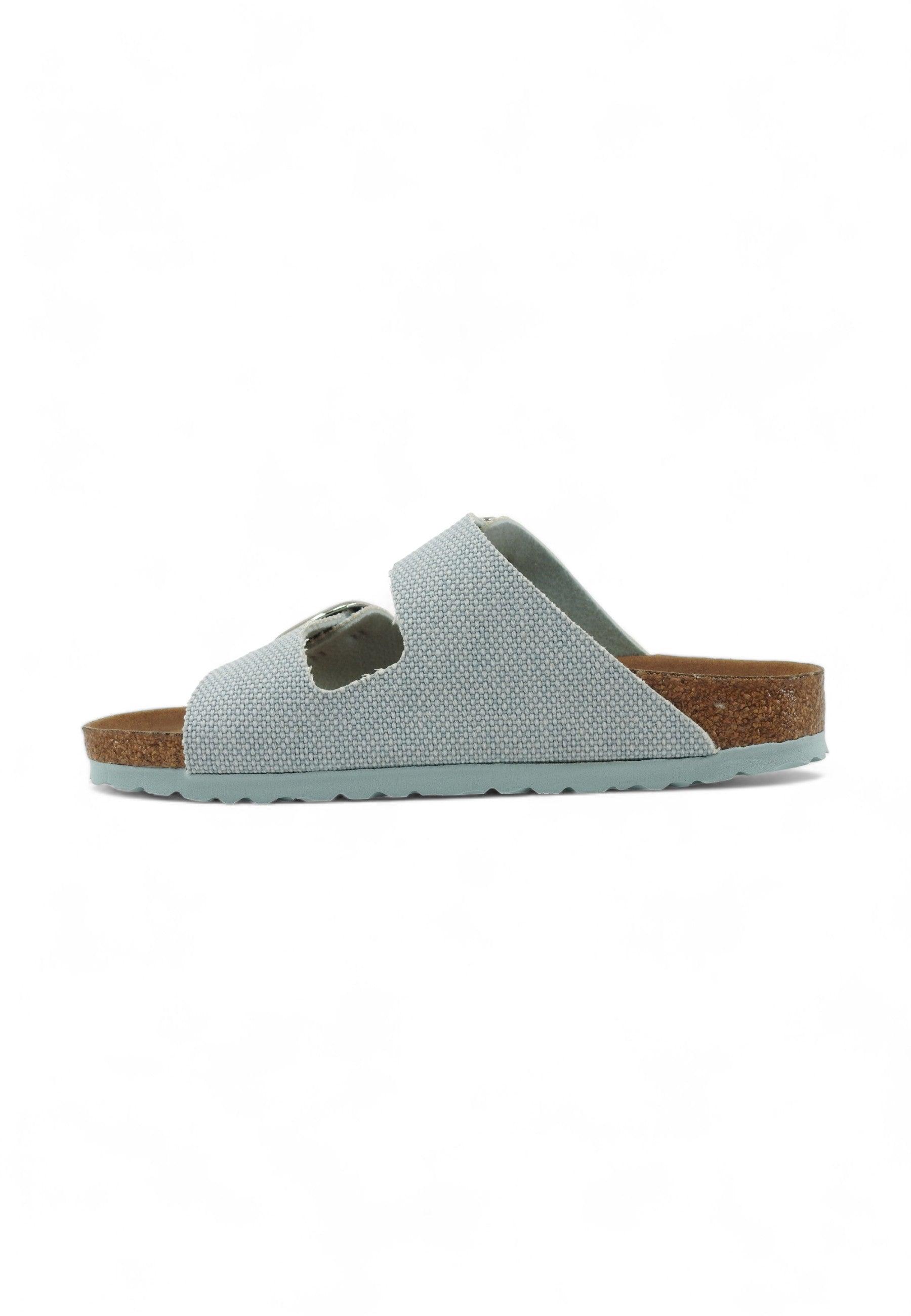 BIRKENSTOCK Arizona Ciabatta Donna Vegan Canvas Surf Green 1026724 - Sandrini Calzature e Abbigliamento