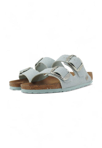 BIRKENSTOCK Arizona Ciabatta Donna Vegan Canvas Surf Green 1026724 - Sandrini Calzature e Abbigliamento