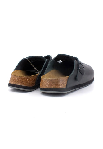 BIRKENSTOCK Boston Ciabatta Uomo Black 060196U - Sandrini Calzature e Abbigliamento