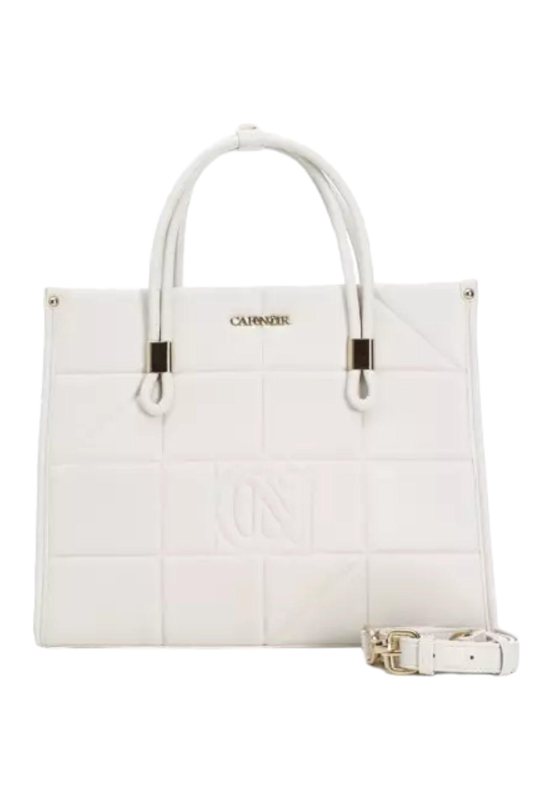 CAFENOIR Borsa Tote Donna Bianco Panna WA0601 - Sandrini Calzature e Abbigliamento