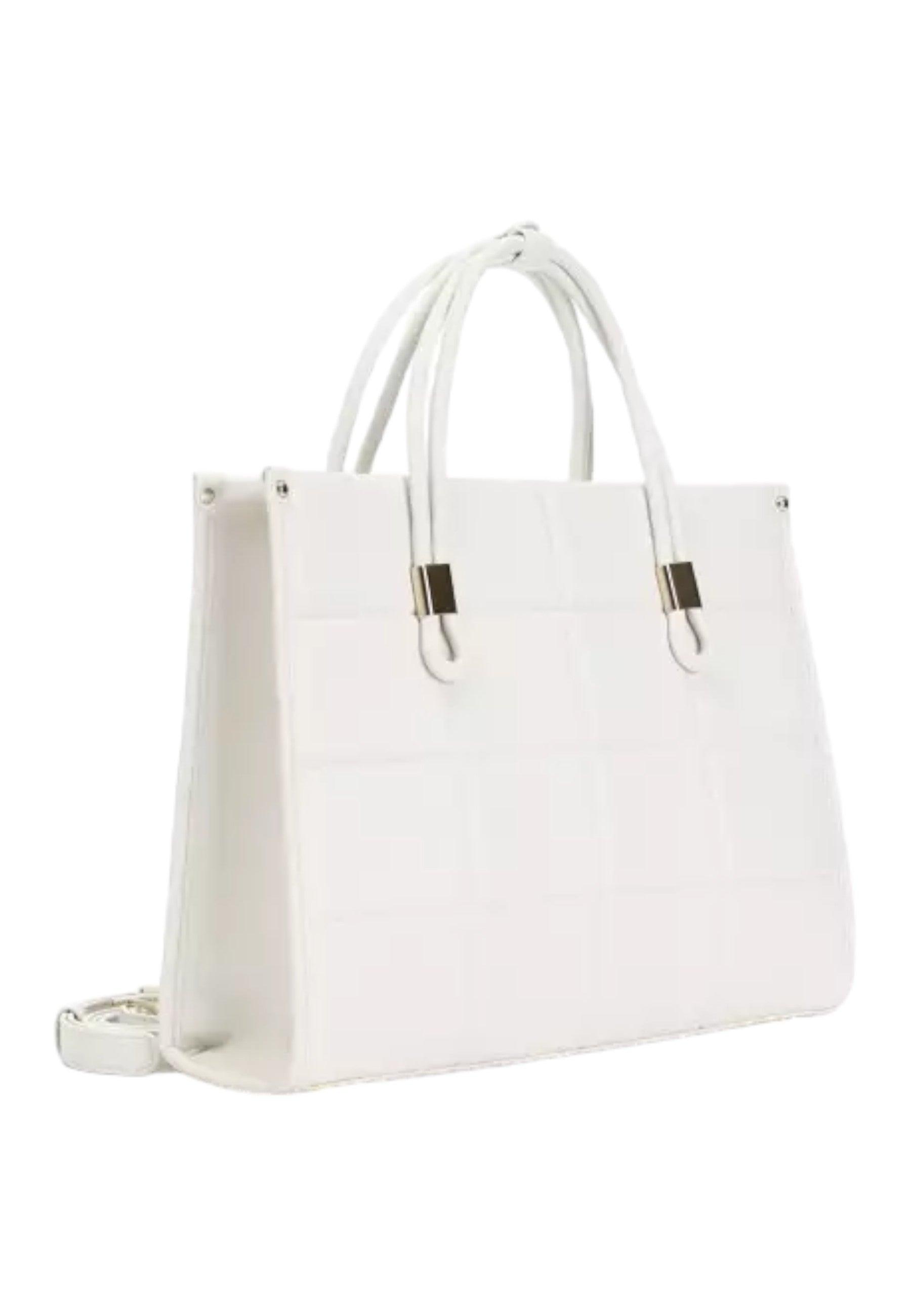 CAFENOIR Borsa Tote Donna Bianco Panna WA0601 - Sandrini Calzature e Abbigliamento