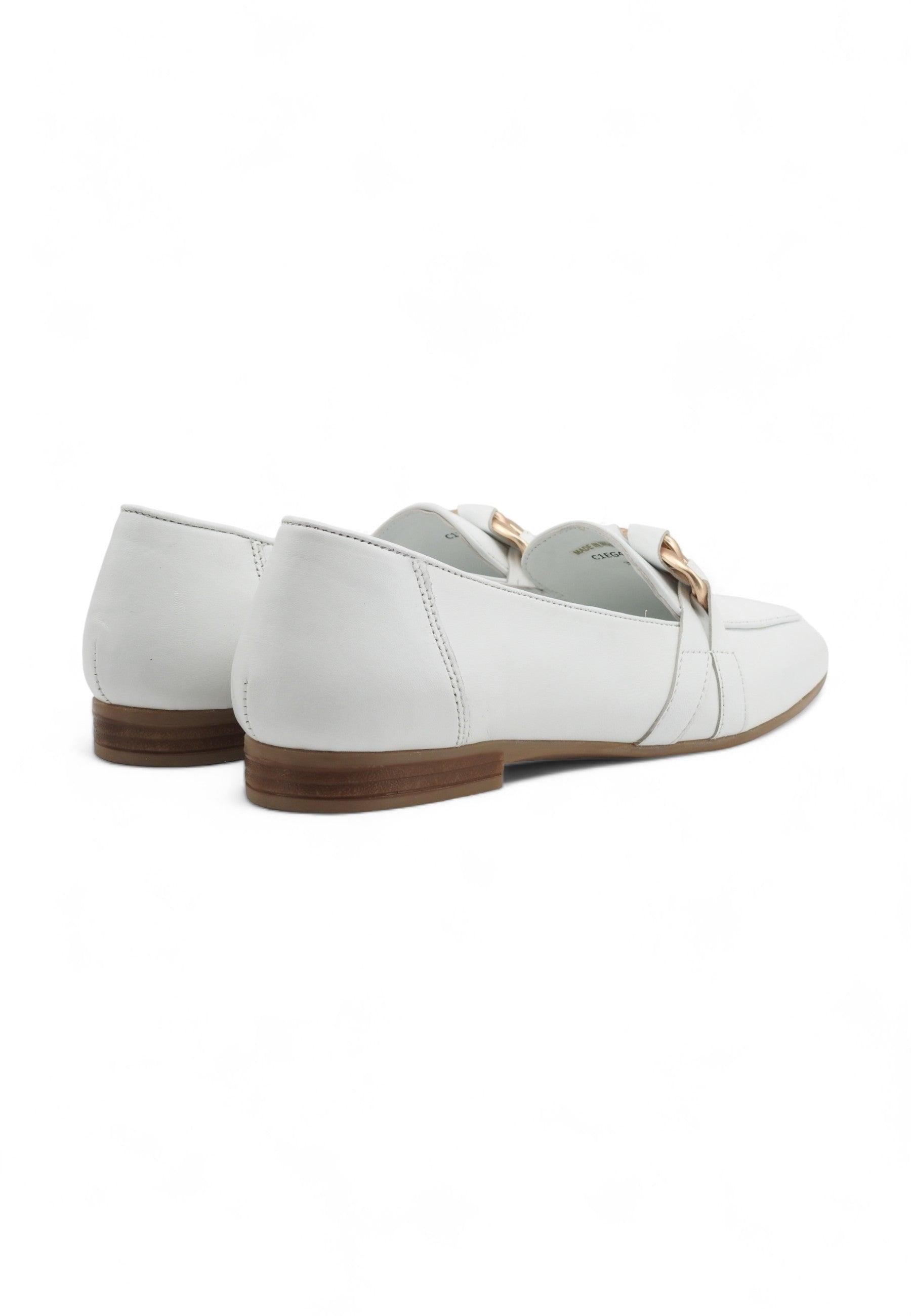 CAFENOIR Mocassino Donna Bianco EG4111 - Sandrini Calzature e Abbigliamento