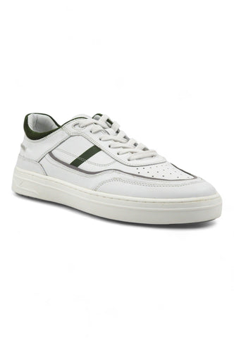 CAFENOIR Sneaker Basket Ox Sneaker Uomo Bianco Verde PV1002 - Sandrini Calzature e Abbigliamento