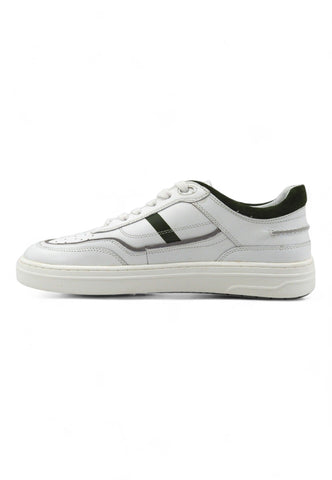 CAFENOIR Sneaker Basket Ox Sneaker Uomo Bianco Verde PV1002 - Sandrini Calzature e Abbigliamento